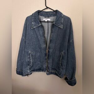 Old Navy Zip Up Denim Jacket